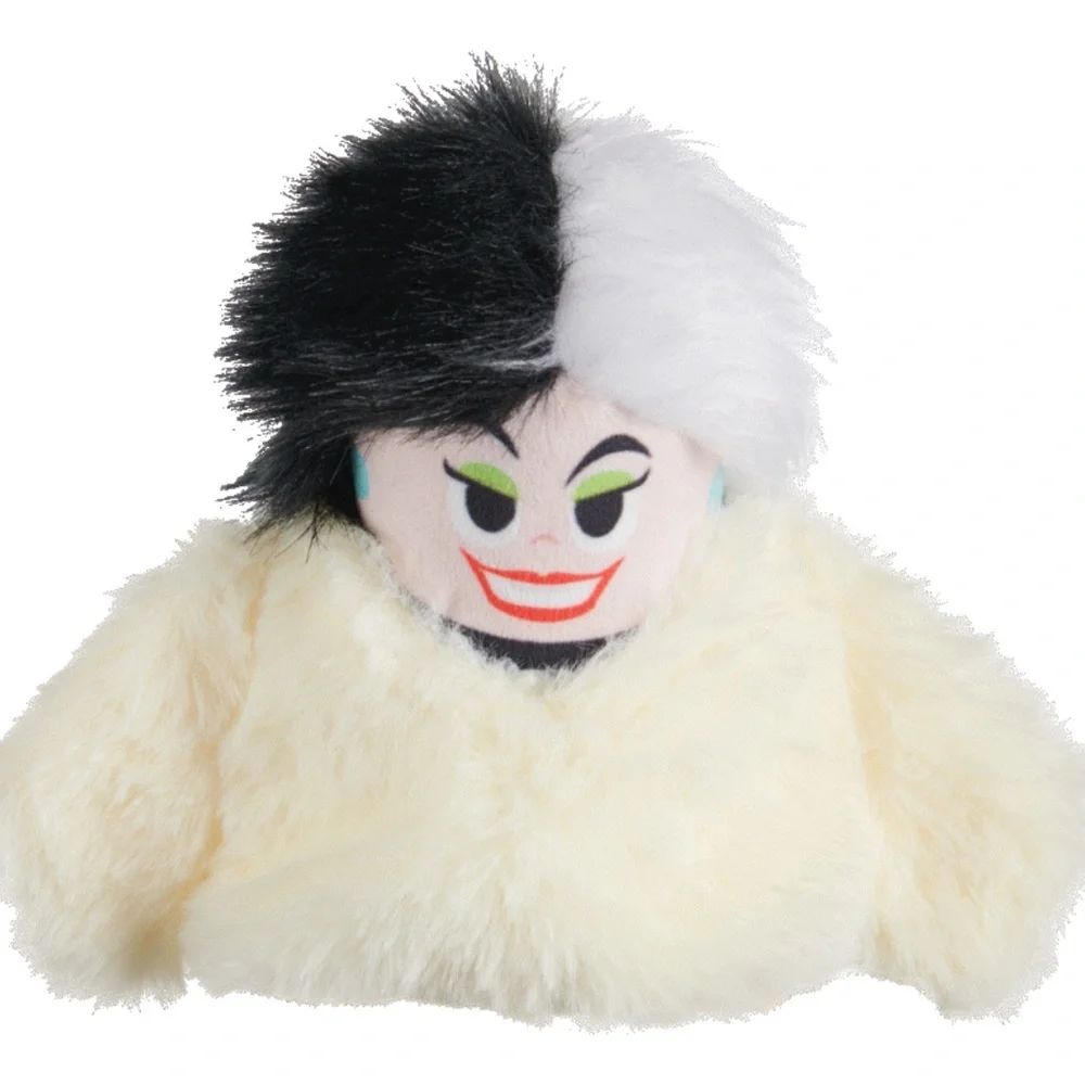 BarkBox Cruella Plush Dog Toy Squeakers New Size XS-S Disney Villains New